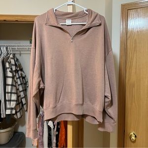 PINK Quarter Zip Sweater